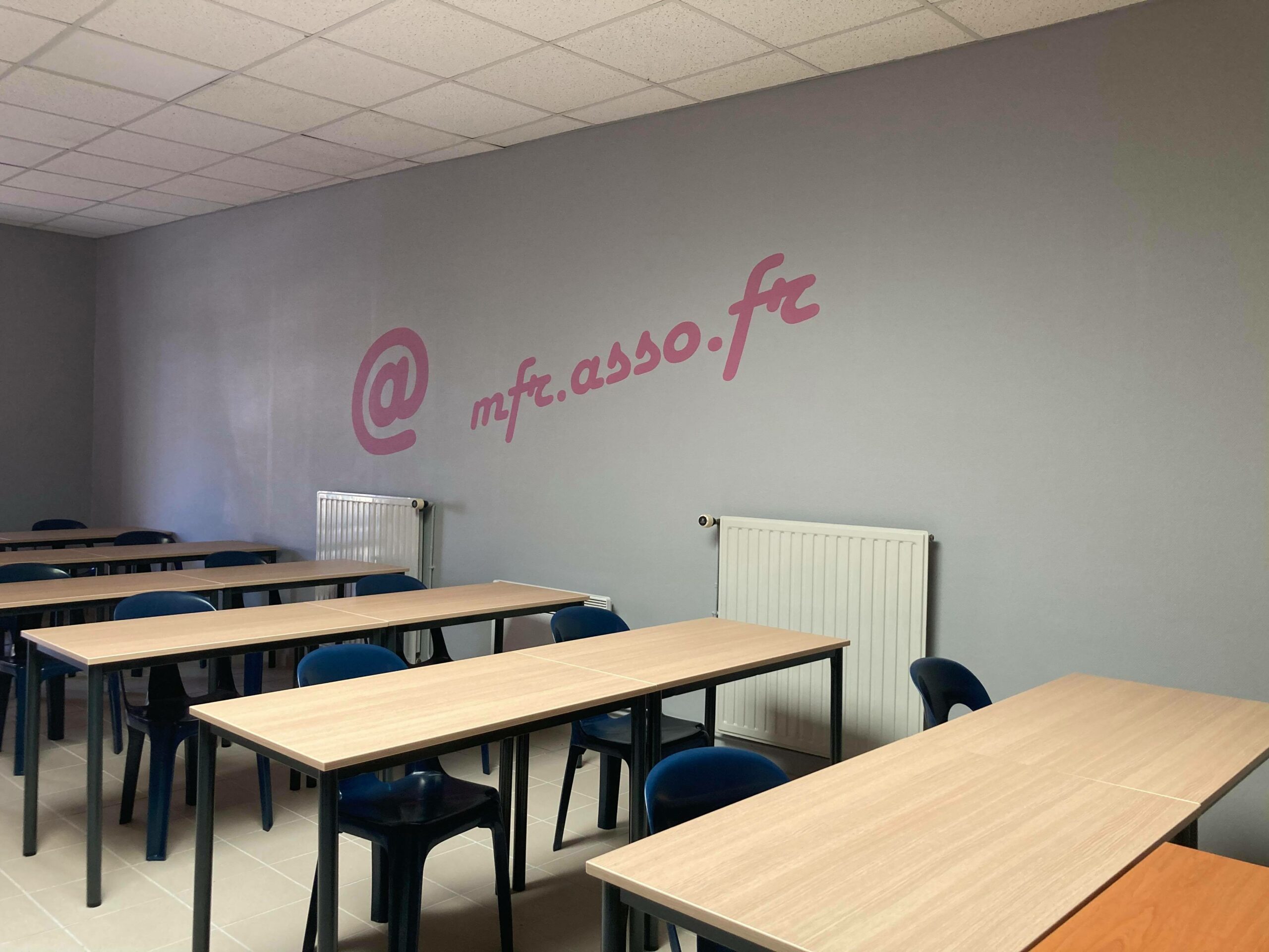 Photo de la nouvelle salle informatique