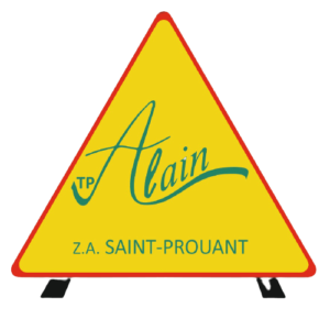 Il s'agit du logo de la SARL Alain TP qui recrute un chauffeur PL