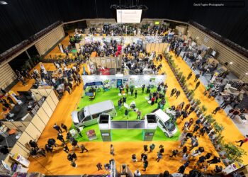 photo du salon vendée-métiers vu de haut