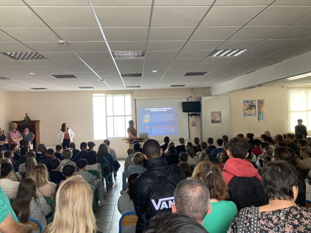 photos de la rentrée à la MFR